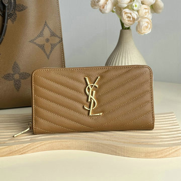 イヴサンローラン Saint laurent YSL GH-YSL358094ZS  2024年最新入荷 モノグラム サンローラン フルジップウォレット ファスナー長財布