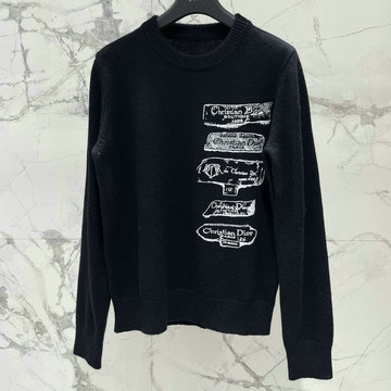 商品名称：クリスチャンディオール CHRISTIAN DIOR XG-MYCD24040  2024年秋冬最新入荷 Archives Labels セーター クルーネック ニット ロングスリーブ