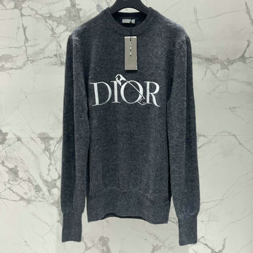 商品名称：クリスチャンディオール CHRISTIAN DIOR XG-MYCD24043 2024年秋冬最新入荷 セーター クルーネック ニット ロングスリーブ カシミヤ ウール