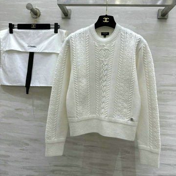 商品名称：シャネル CHANEL JS-MYCH24012 2024年秋冬最新入荷 セーター クルーネック ニット ロングスリーブ カシミヤ ウール