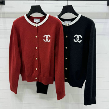 商品名称：シャネル CHANEL JS-MYCH24019 2024年秋冬最新入荷 カーディガン ロングスリーブ ニットセーター カシミヤ ウール