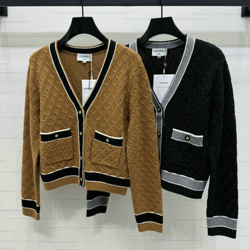 商品名称：シャネル CHANEL JS-MYCH24020 2024年秋冬最新入荷 カーディガン ロングスリーブ ニットセーター カシミヤ ウール