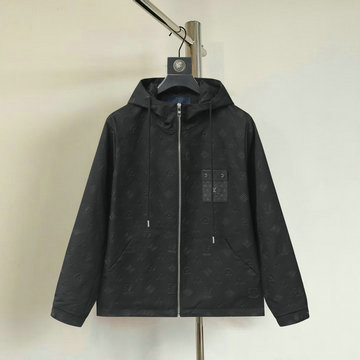 商品名称：ルイヴィトン LOUISVUITTON JS-WTLV24017 2024年秋冬最新入荷 新作 モノグラム ジップブルゾン ロングスリーブ ジャケット フード付き
