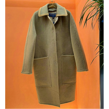 ルイヴィトン LOUISVUITTON XG-WTLV24019 2024年秋冬最新入荷 新作 1ABQP3 リムーバブルカラーダブルフェイスコート レギュラーフィット ロングコート