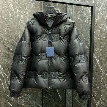 商品名称：ルイヴィトン LOUISVUITTON XG-YFLV24001 2024年秋冬最新入荷 モノグラムキルテッドフーデッドブルゾン パファーコート ロングスリーブ ダウンジャケット