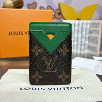 ルイヴィトン LOUISVUITTON 057-M12855 2024年最新入荷 ポルト カルト マグネット カードケース スマートフォンケース モノグラム マカサー キャンバス