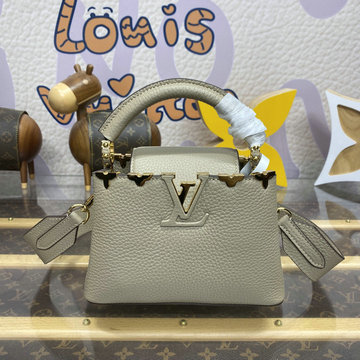 ルイヴィトン LOUISVUITTON 057-M24567  2024年最新入荷 カプシーヌ MINI ハンドバッグ ショルダーバッグ トリヨンレザー