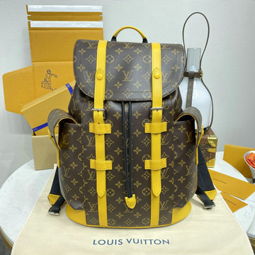 ルイヴィトン LOUISVUITTON 057-M13202  2024年最新入荷 クリストファー MM メンズ リュックサック 大容量 旅行かばん モノグラム エクリプス キャンバス