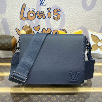 ルイヴィトン LOUISVUITTON 057-M21363 2024年最新入荷 メッセンジャーバッグ 斜め掛けショルダーバッグ メンズかばん クロスボディ グレインレザー