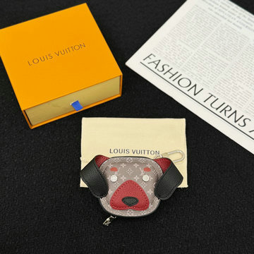 ルイヴィトン LOUISVUITTON 057-M02273R 2024年最新入荷 バッグチャーム LV ドッグ キーケース キーホルダー キーリング