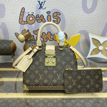 ルイヴィトン LOUISVUITTON   057-M11114 2024年最新入荷 スピーティ トランクバッグ トートバッグ 2way ショルダーバッグ モノグラムキャンパス