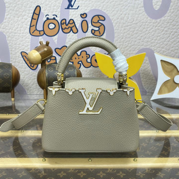 ルイヴィトン LOUISVUITTON 057-M11341 2024年最新入荷 カプシーヌ MINI ハンドバッグ ショルダーバッグ トリヨンレザー