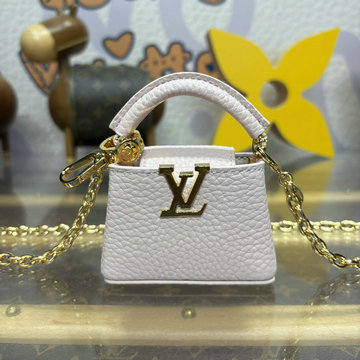ルイヴィトン LOUISVUITTON 057-M02132 2024年最新入荷 バッグチャーム マイクロ カプシーヌ チェーン 短財布