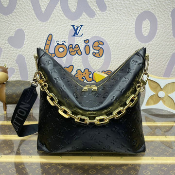 ルイヴィトン LOUISVUITTON 057-M12068  2024年最新入荷 Coussin Hobo MM トートバッグ ハンドバッグ 2way ショルダーバッグ レディース レザー