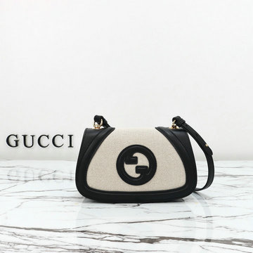 グッチ GUCCI 057-GG815700BBK 2024年最新入荷 ブロンディ ミニバッグ ショルダーバッグ レディース コットンリネン キャンバス