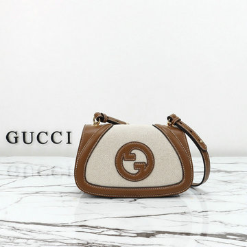 グッチ GUCCI 057-GG815700BBZ 2024年最新入荷 ブロンディ ミニバッグ ショルダーバッグ レディース コットンリネン キャンバス