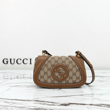 グッチ GUCCI  057-GG815700BXK 2024年最新入荷 ブロンディ ミニバッグ ショルダーバッグ レディース コットンリネン キャンバス
