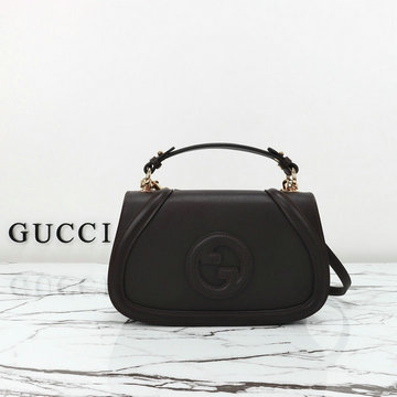 グッチ GUCCI  057-GG815714PSK 2024年最新入荷 ブロンディ スモール トップハンドルバッグ ショルダーバッグ レディース レザー