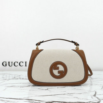 グッチ GUCCI 057-GG815716BBZ  2024年最新入荷 ブロンディ スモール トップハンドルバッグ ショルダーバッグ レディース レザー