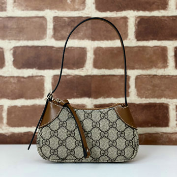 グッチ GUCCI 2024年最新入荷 GGエンブレム スーパーミニ ショルダーバッグ レディース ポーチ ソフトGGキャンバス