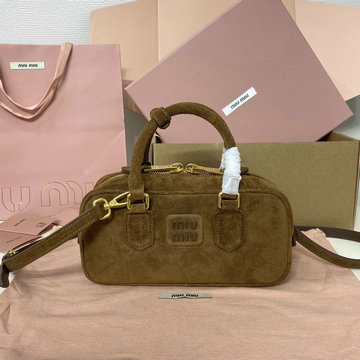 ミュウミュウ MIUMIU 057-MM5BB142RZS 2024年最新入荷 アルカディ トップハンドルバッグ トートバッグ ハンドバッグ 2way ショルダーバッグ レディース