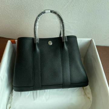 エルメスHERMES 063-H600330BK 2024最新入荷 ガーデンパーティー トートバッグ ハンドバッグ ショッピングバッグ レディース