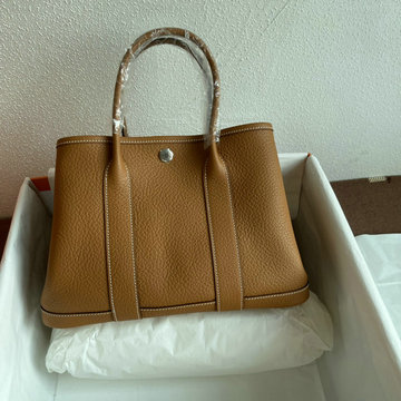 エルメスHERMES 063-H600330JZ 2024最新入荷 ガーデンパーティー トートバッグ ハンドバッグ ショッピングバッグ レディース
