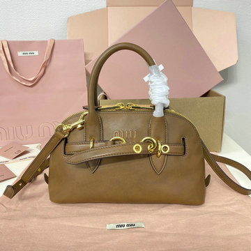 ミュウミュウ MIUMIU 057-MM5BB169PZS 2024年最新入荷 アバンチュール トップハンドルバッグ トートバッグ ハンドバッグ 2way ショルダーバッグ