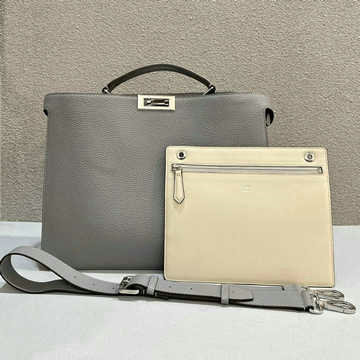 フェンディ FENDI 168-FD7VA529QH 2024年最新入荷 ピーカブー ISeeU セレリア ミディアム トートバッグ 2way ショルダーバッグ メンズ ブリーフケース