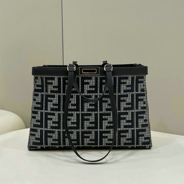 商品名称：フェンディ FENDI 168-FD8BH374BBK 2024年最新入荷 ピーカブー ソフト ラージ トートバッグ 2way ショルダーバッグ ウィメンズ ブリーフケース