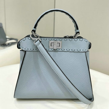 商品名称：フェンディ FENDI 168-FD8BN244LQL 2024年最新入荷 ピーカブー ミニ ハンドバッグ トートバッグ 2way ショルダーバッグ レディース