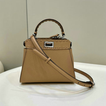 商品名称：フェンディ FENDI 168-FD8BN244LXS 2024年最新入荷 ピーカブー ミニ ハンドバッグ トートバッグ 2way ショルダーバッグ レディース