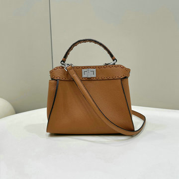 商品名称：フェンディ FENDI 168-FD8BN244LZS  2024年最新入荷 ピーカブー ミニ ハンドバッグ トートバッグ 2way ショルダーバッグ レディース