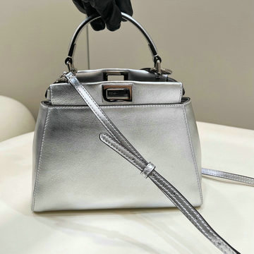 商品名称：フェンディ FENDI 168-FD8BN244NYYS  2024年最新入荷 ピーカブー ミニ ハンドバッグ トートバッグ 2way ショルダーバッグ レディース