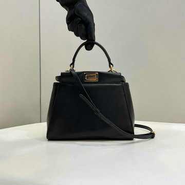 商品名称：フェンディ FENDI 168-FD8BN244YJBK 2024年最新入荷 ピーカブー ミニ ハンドバッグ トートバッグ 2way ショルダーバッグ レディース