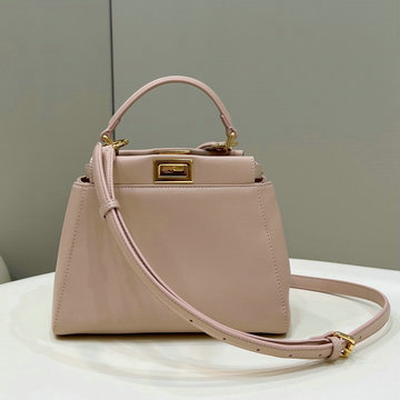 フェンディ FENDI 2024年最新入荷 ピーカブー ミニ ハンドバッグ トートバッグ 2way ショルダーバッグ レディース