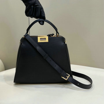 商品名称：フェンディ FENDI 168-FD8BN302PJBK 2024年最新入荷 ピーカブー スモール ハンドバッグ トートバッグ 2way ショルダーバッグ レディース