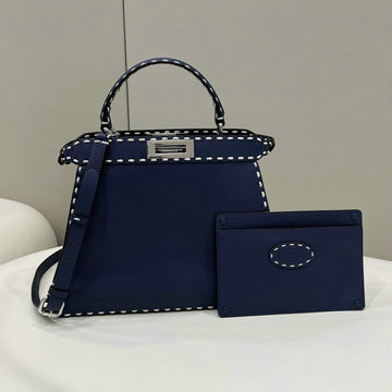 商品名称：フェンディ FENDI 168-FD8BN321LCSL  2024年最新入荷 ピーカブー ISeeU ミディアム ハンドバッグ トートバッグ 2way ショルダーバッグ レディース