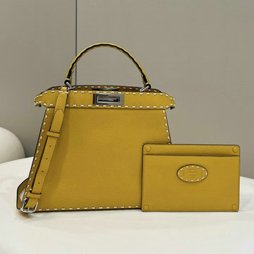 商品名称：フェンディ FENDI 168-FD8BN321LCYL 2024年最新入荷 ピーカブー ISeeU ミディアム ハンドバッグ トートバッグ 2way ショルダーバッグ レディース