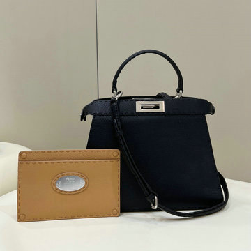 商品名称：フェンディ FENDI 168-FD8BN321LPBK 2024年最新入荷 ピーカブー ISeeU ミディアム ハンドバッグ トートバッグ 2way ショルダーバッグ レディース