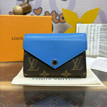 ルイヴィトン LOUISVUITTON 057-M12390  2024年最新入荷 ポルトフォイユ ヴィクトリーヌ 三つ折り財布 カード入れ キャンバス