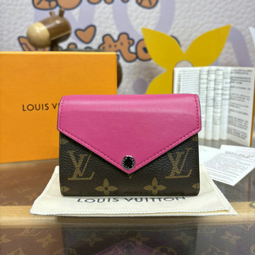 ルイヴィトン LOUISVUITTON 057-M12392  2024年最新入荷 ポルトフォイユ ヴィクトリーヌ 三つ折り財布 カード入れ キャンバス