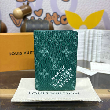 ルイヴィトン LOUISVUITTON 057-M12658 2024年最新入荷 オーガナイザー ドゥ ポッシュ 二つ折り カードケース パスケース モノグラム ヘリテージ キャンバス