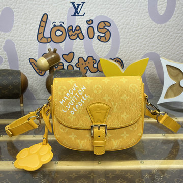 ルイヴィトン LOUISVUITTON 057-M12694 2024年最新入荷 モンスリ メッセンジャー バッグ ショルダーバッグ レディース モノグラム ヘリテージ キャンバス