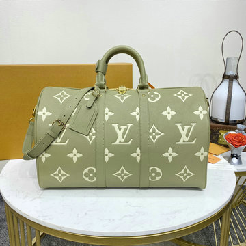 ルイヴィトン LOUISVUITTON 057-M46671 2024年最新入荷 キーポル バンドリエール 45 トートバッグ トラベルバッグ ボストンバッグ モノグラム