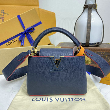 ルイヴィトン LOUISVUITTON 057-M55985 2020年最新入荷 カプシーヌ MINI トップハンドルバッグ トートバッグ 2way ショルダーバッグ トリヨンレザー