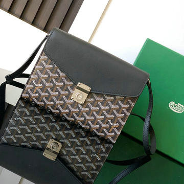 ゴヤール GOYARD BX-GY8063BK  2024年新色入荷 シープルポーチウォレット ショルダーバッグ レディース ゴヤールディンキャンバス シュヴロッシュカーフスキン