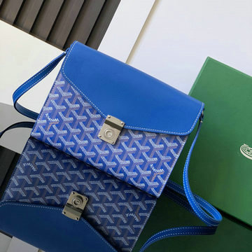 ゴヤール GOYARD BX-GY8063LS 2024年新色入荷 シープルポーチウォレット ショルダーバッグ レディース ゴヤールディンキャンバス シュヴロッシュカーフスキン