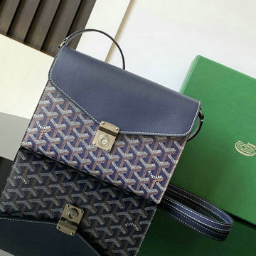 ゴヤール GOYARD BX-GY8063SL 2024年新色入荷 シープルポーチウォレット ショルダーバッグ レディース ゴヤールディンキャンバス シュヴロッシュカーフスキン