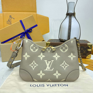 ルイヴィトン LOUISVUITTON 057-M13224 2024年最新入荷 ブーローニュ NM ショルダーバッグ レディース バイカラー モノグラム アンプラント レザー
